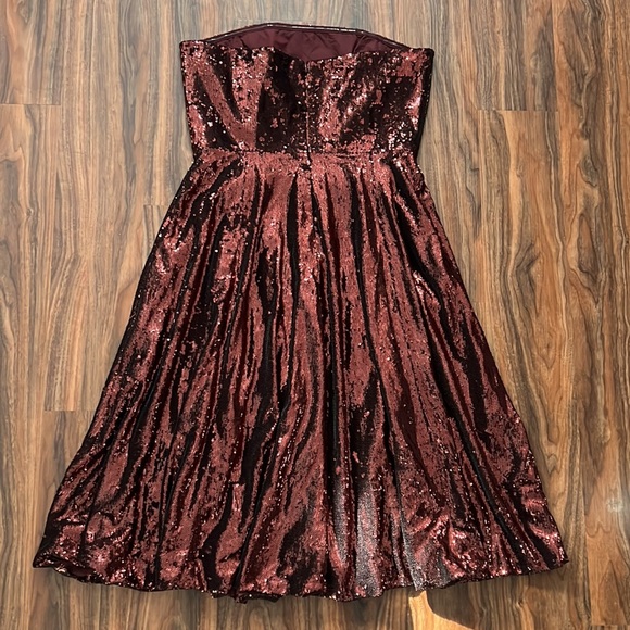 NWOT Dress The Population Ruby Strapless Party Dress - Picture 9 of 16